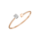 Ice Cube Be Cube Bangle Belle Vante Ethical Rose White Gold Diamonds