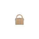 Happy Hearts Micro Tote Bag Belle Vante Ethical Camel Grained Calfskin @95000-1354