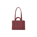 Happy Hearts Small Tote Bag Belle Vante Ethical Rosewood Grained Calfskin @95000-1420