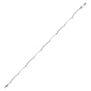 9ct White Gold Natural Diamond Bracelet