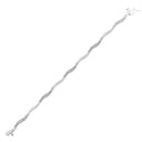 9ct White Gold Natural Diamond Bracelet