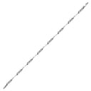 9ct White Gold Natural Diamond Bracelet
