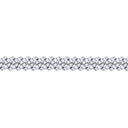 9ct Cuban Link 2.88ct Diamond Set Bracelet
