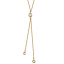 9ct Yellow 0.16ct Natural Diamond Pendant with 16" Chain