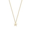 9ct Yellow 0.04ct Natural Diamond Pendant with 16" Chain