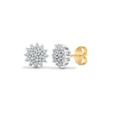 9ct Gold Natural Diamond Earrings
