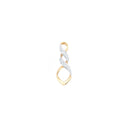 9ct Yellow Gold 0.10ct Diamond Drop Earrings