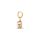 9ct Yellow 10pts Rub over Pendant