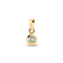 9ct Yellow 10pts Rub over Pendant