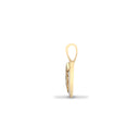 9ct Yellow Gold Natural Diamond Heart / Mum Pendant