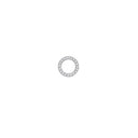 9ct White Natural Diamond Slider Circle Pendant