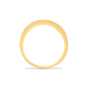 9ct Yellow Gold Natural Diamond 14pts & Sapphire 26pts Channel Set Half Eternity Ring