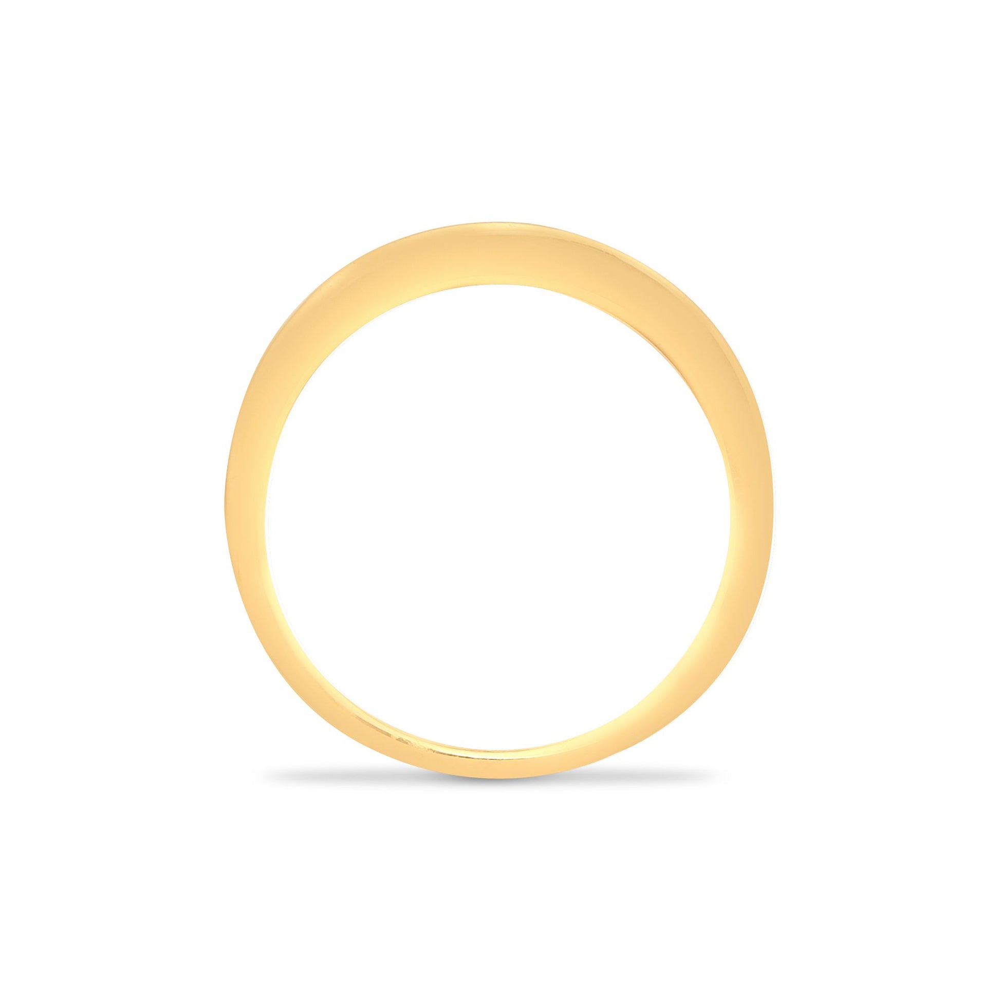 9ct Yellow Gold Natural Diamond 14pts & Sapphire 26pts Channel Set Half Eternity Ring