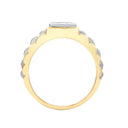 9ct Yellow Gold Natural Diamond Ring
