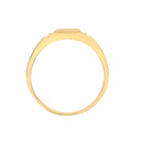 9ct Yellow Gold Gents Natural Diamond Ring