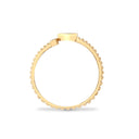 9ct Yellow 7pts Natural Diamond Heart Ring