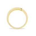 9ct Yellow 50pts Natural Diamond Ring