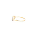 9ct Yellow 0.10ct Natural Diamond Infinity Ring