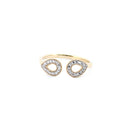 9ct Yellow 0.06ct Natural Diamond Ring