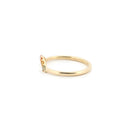 9ct Yellow 0.15ct Rainbow Saph Ring