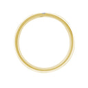 9ct Gold Yellow Natural Diamond Rubover set Wedding Ring