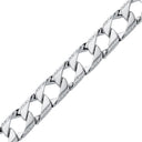 925 Silver Cast Curb Bracelet