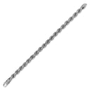 925 Silver Cubic Zirconia Set Rope Bracelet