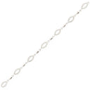 925 Silver Rhodium Plated Cubic Zirconia Set Bracelet