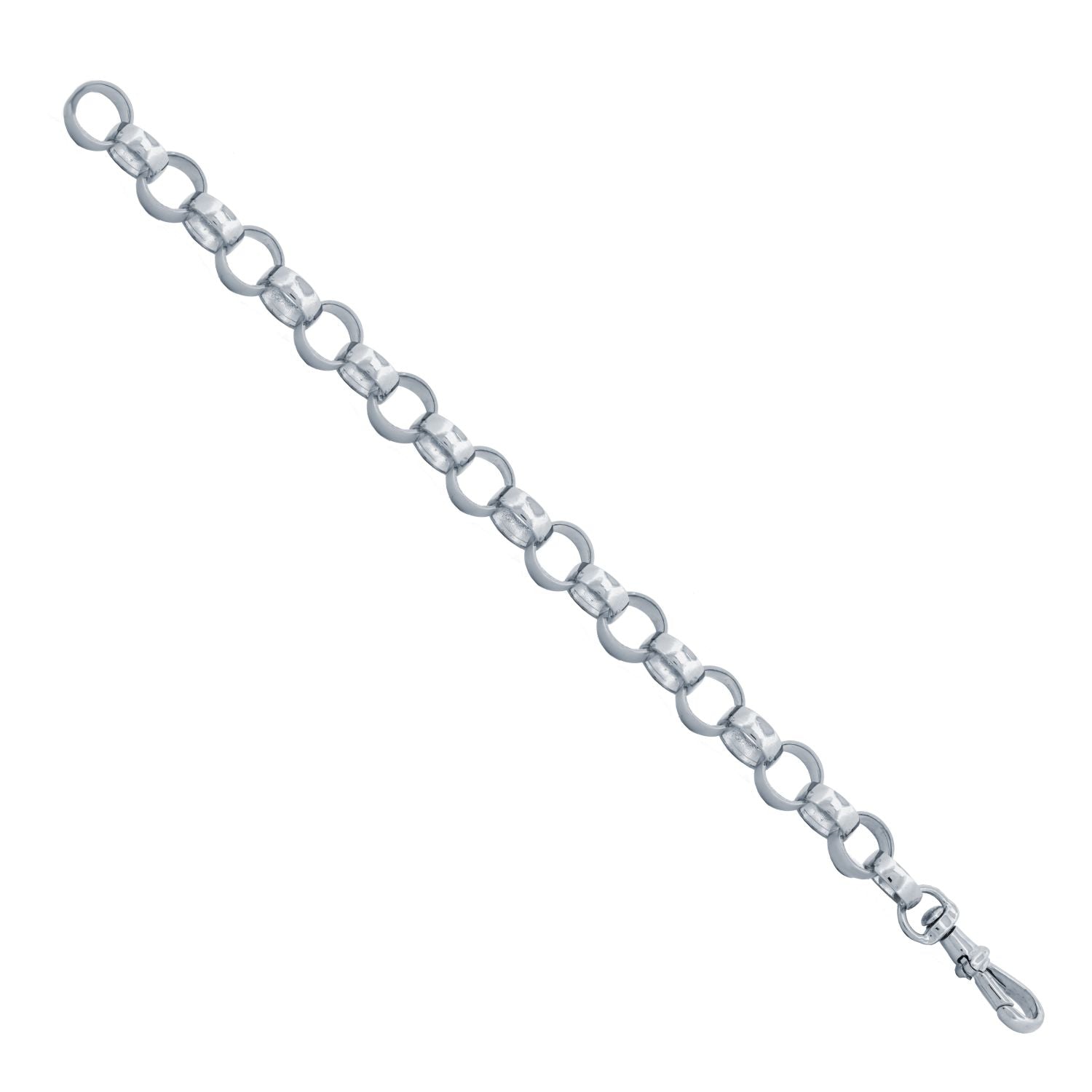 925 Silver Polished Belcher Bracelet