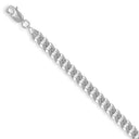ACN006B-L | 925 Sterling Silver Curb Chain Bracelet