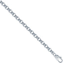 925 Silver Engraved Belcher Bracelet