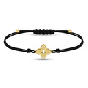 Venetian Princess Cotton Silk Bracelet with Diamonds