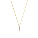 Tiny Treasure Necklace in 18kt Yellow Gold with Diamonds