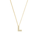 Tiny Treasure Necklace in 18kt Yellow Gold with Diamonds