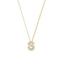 Tiny Treasure Necklace in 18kt Yellow Gold with Diamonds