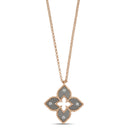 Venetian Princess Pendant in 18kt Rose Gold with Diamonds and Titanium