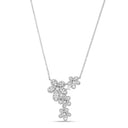Jasmine Necklace in 18kt White Gold with Diamonds