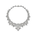 Princess Star Necklace in 18kt White Gold with Diamonds