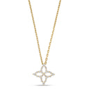Princess Flower Pendant with Diamonds