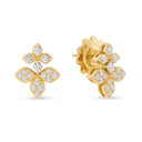 Love in Verona Earrings in 18kt Gold with Diamonds