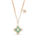 Venetian Princess Collar with Diamonds and Chrysoprase