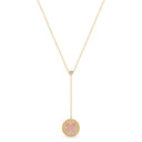 Venetian Medallions Necklace with Diamonds Opal and Mother of Pearl