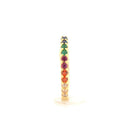 925 Silver 14ct Gold Plated Cubic Zirconia Set Earrings