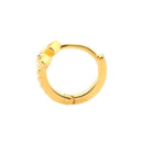 925 Silver 14ct Gold Plated Cubic Zirconia Set Earrings