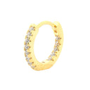 925 Silver 14ct Gold Plated Cubic Zirconia Set Earrings