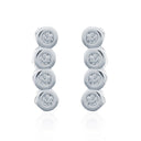 925 Silver Stud Earrings - Cubic Zirconia Set
