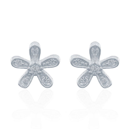 925 Silver Stud Earrings - Cubic Zirconia Set