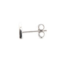 925 Silver Rhodium Plated Cubic Zirconia Set Triangle Studs