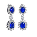 925 Silver Rhodium Plated Princess Kate Drops