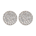 925 Silver Rhodium Plated Cubic Zirconia Set Studs